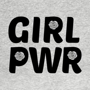 Girl Power Rose Logo T-Shirt